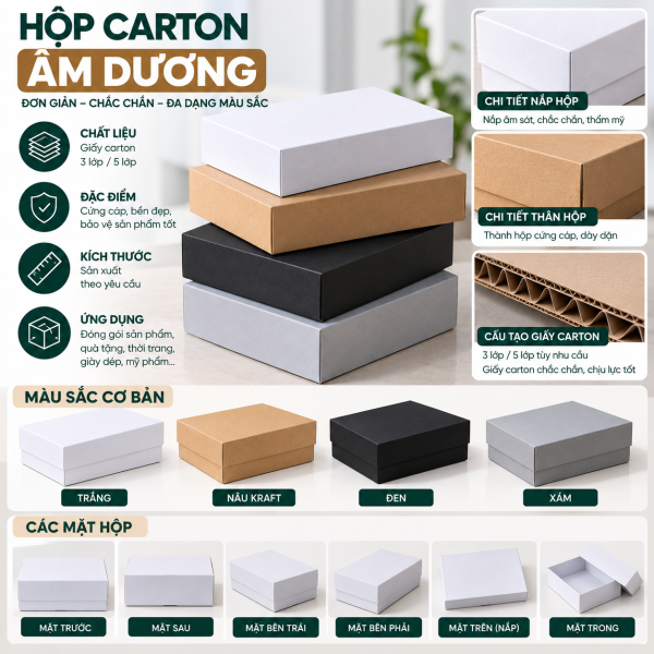 Hộp Carton Âm Dương